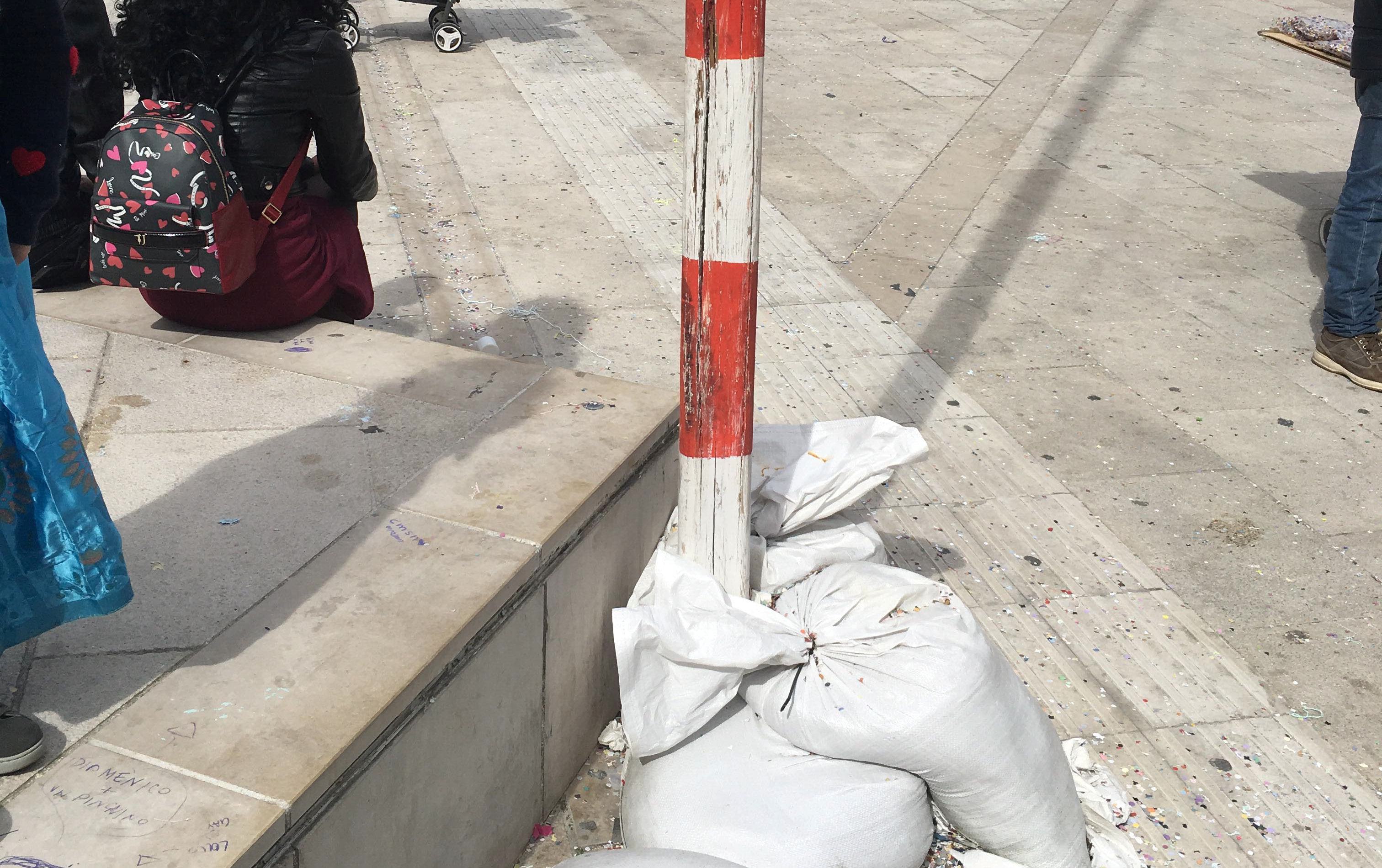 pali cop piazza Bilotti