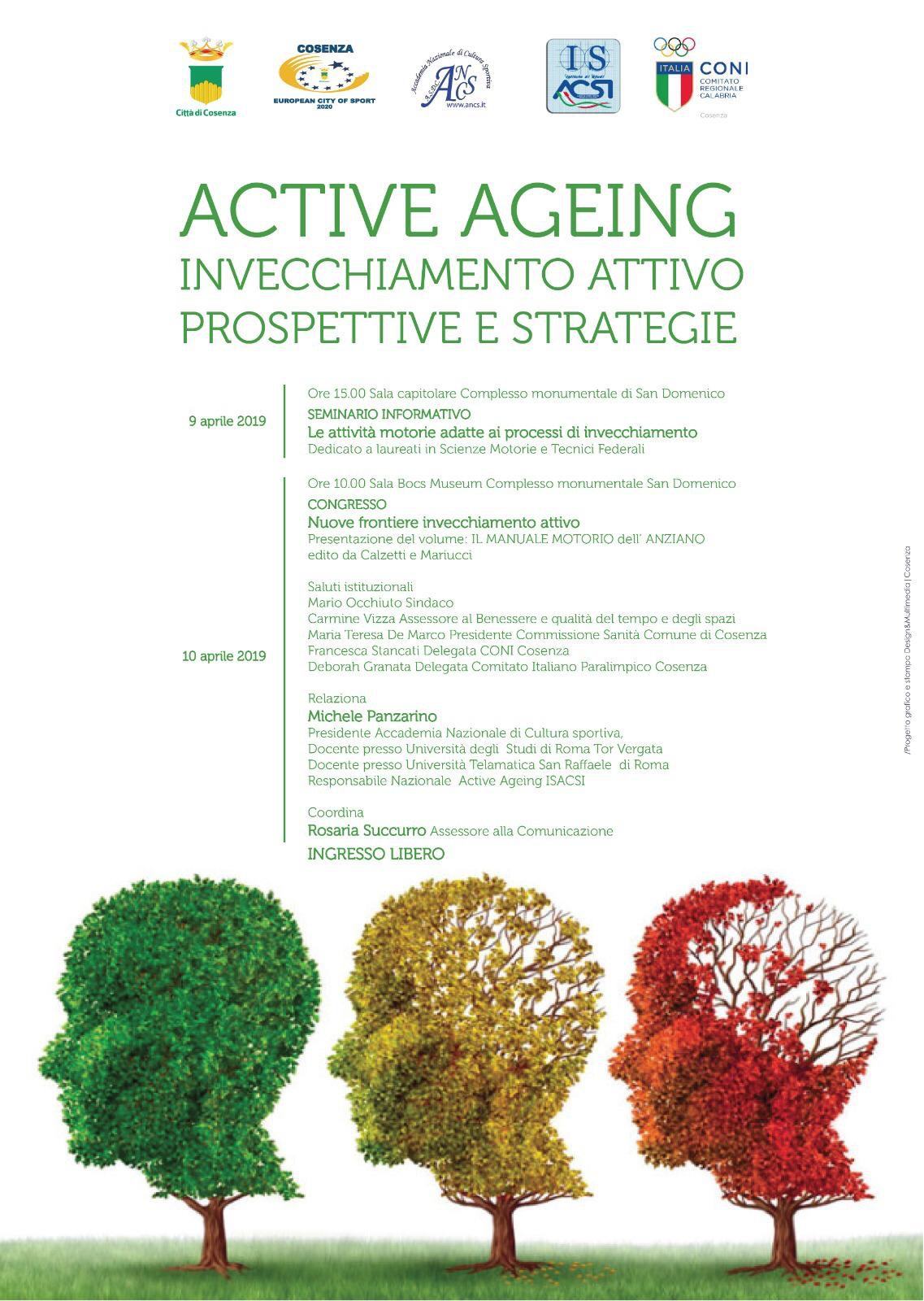 locandina invecchiamento attivo prospettive e strategie
