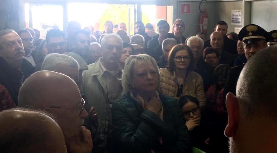 Protesta laboratorio San Marco Arg1