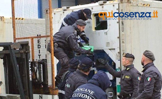 Operazione “Balboa” contro cosca di 'ndrangheta e traffico internazionale di cocaina 57 Sequestro droga gioia Tauro3