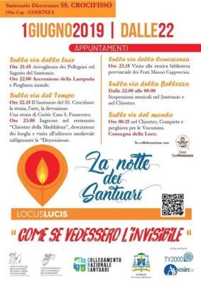 Cosenza aderisce alla 'Notte dei Santuari' 54 la notte dei santuari