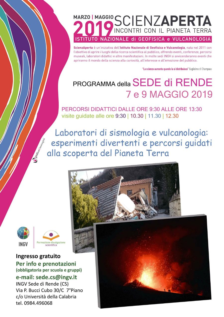 locandina ingv scienza aperta