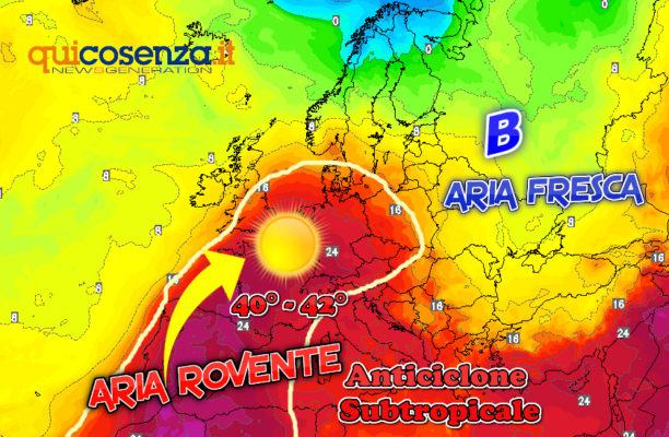 Meteo Cosenza europa