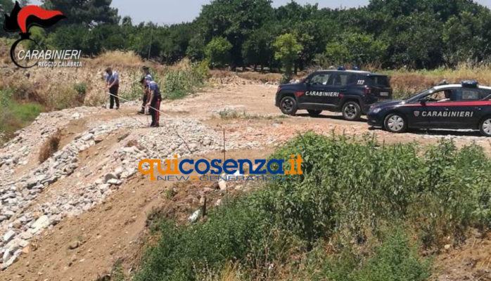 Carabinieri discarica