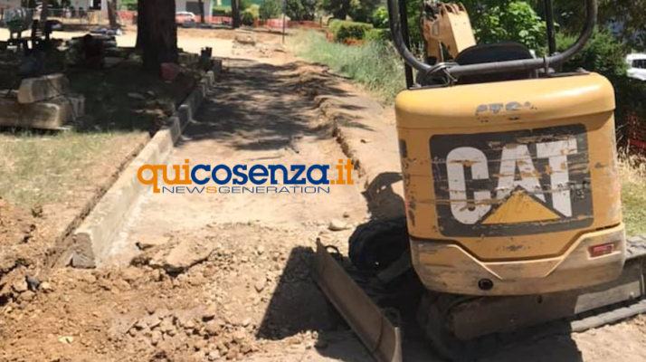 Lavori Viale dei Giardini Rende2