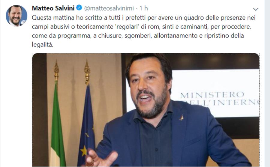 matteo salvini 01 tweet rom