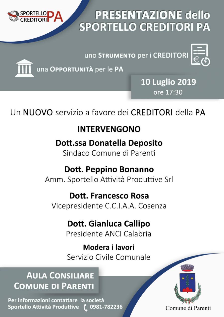 parenti sportello pa