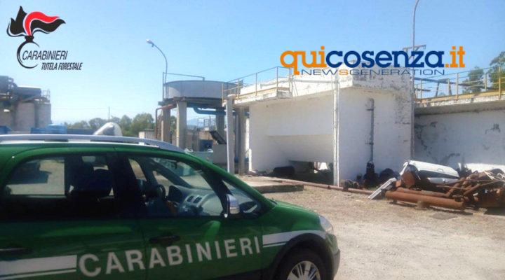 Carabinieri forestali crosia depurazione1