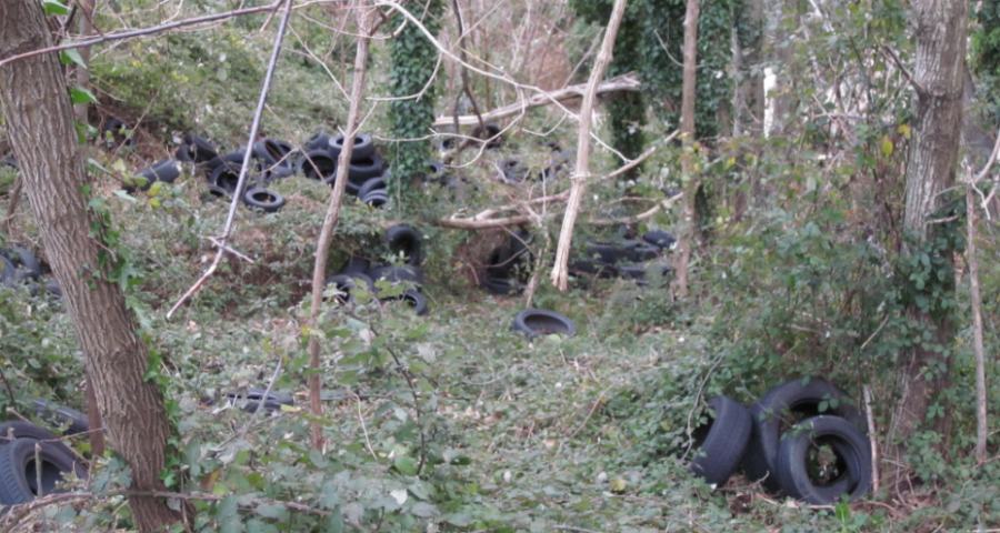 discarica pneumatici sp 45 02