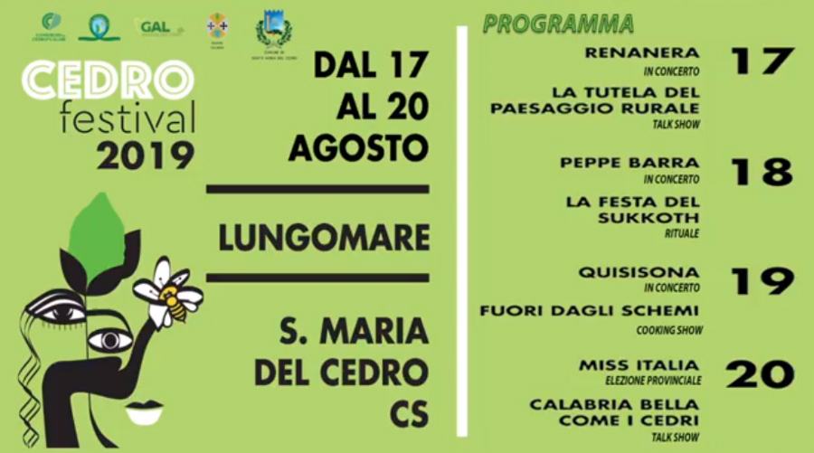 programma cedro festival