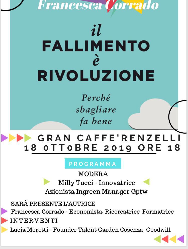 "Il fallimento è rivoluzione", la presentazione del libro a Cosenza 53 IMG 20191012 WA0035