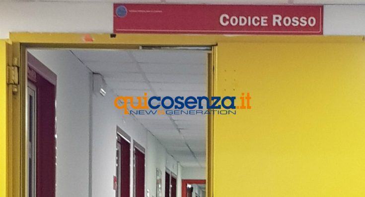 ingresso codice rosso pronto soccorso ospedale cosenza