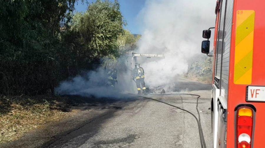 vigili fuoco camion legname 01