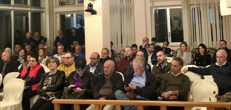 Pubblico al convegno casali manco rischio sismico