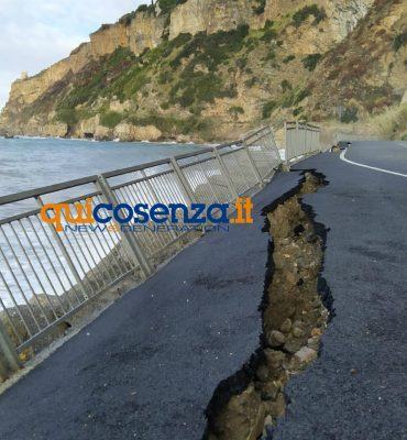 cedimento strada Lampetia Cetraro Mareggiate 03