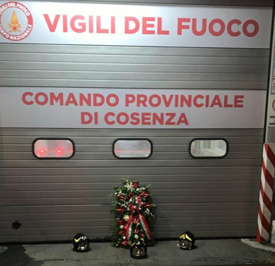 cordoglio vv ff cosenza