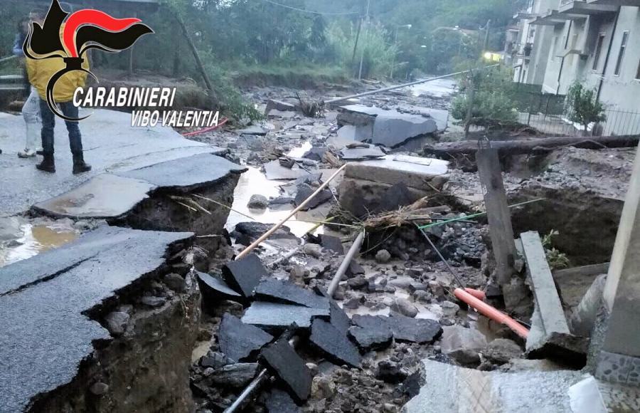 Vibo valentia danni maltempo