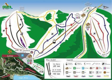 cartina piste sci lorica