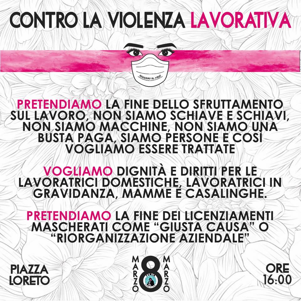 Le donne cosentine l'8 marzo scendono in piazza contro la violenza lavorativa 54 86731518 1469804103191540 7756253136011919360 n