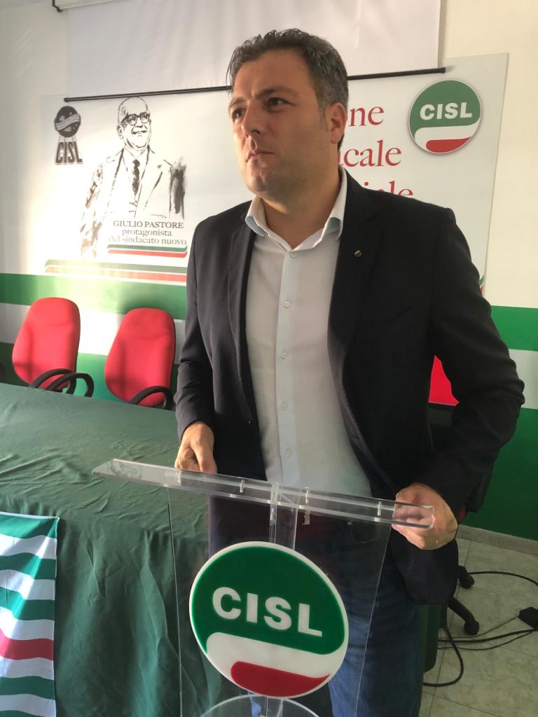 Foto Giuseppe Lavia Segretario generale UST CISL Cosenza