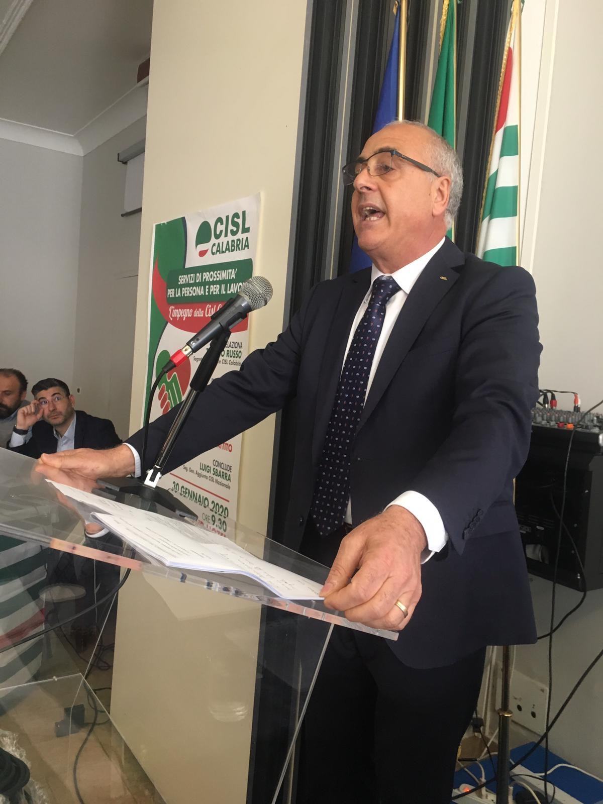 Tonino Russo Segretario generale Cisl calabria