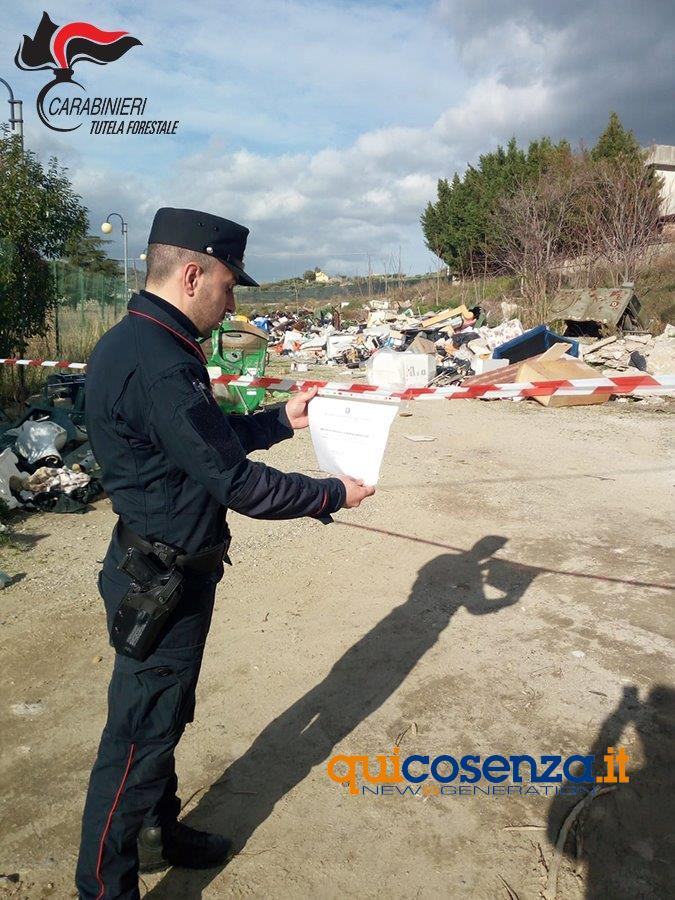 Discarica abusiva sequestrata a Luzzi, denunciate due persone 54 discarica Luzzi2