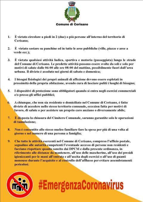 Cerisano, il sindaco chiude ai non residenti e vieta lo sport 54 cerisano