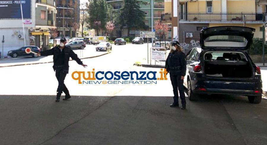 controlli polizia locale cosenza coronavirus 2