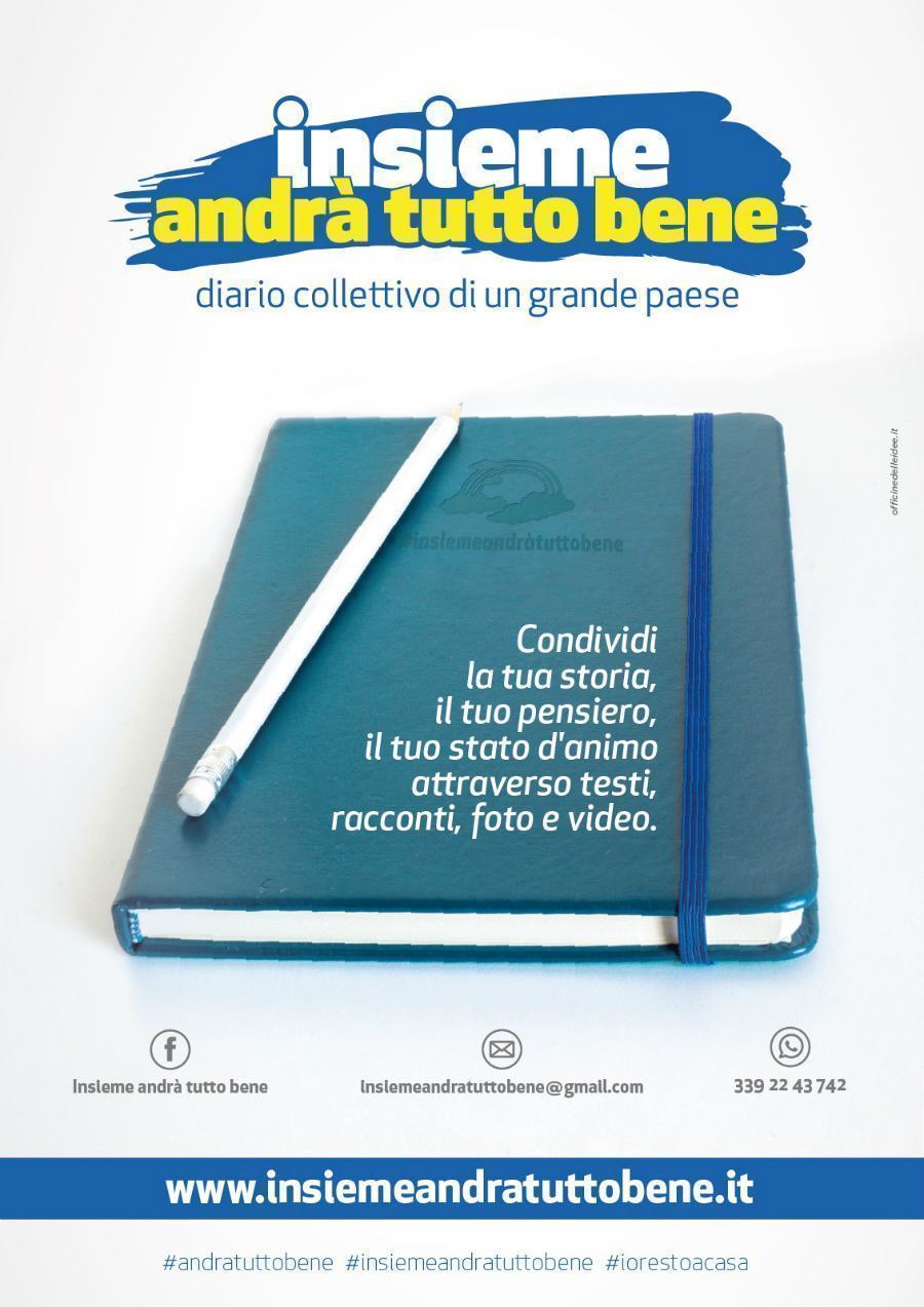 Officine delle Idee lancia "Insieme andrà tutto bene, diario collettivo di un grande Paese" 54 insieme andra tutto bene officina idee 02