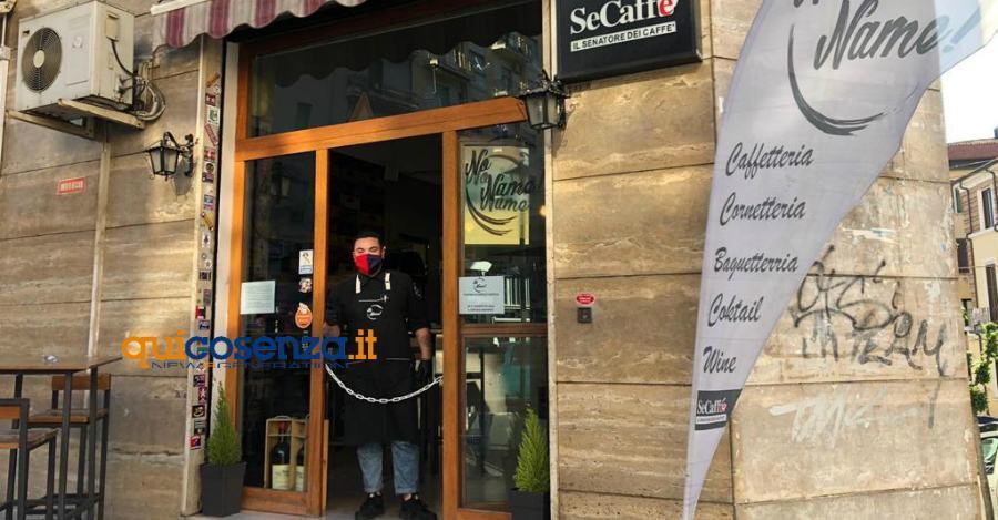 Bar fronte poste centrali fase 2 coronavirus cosenza