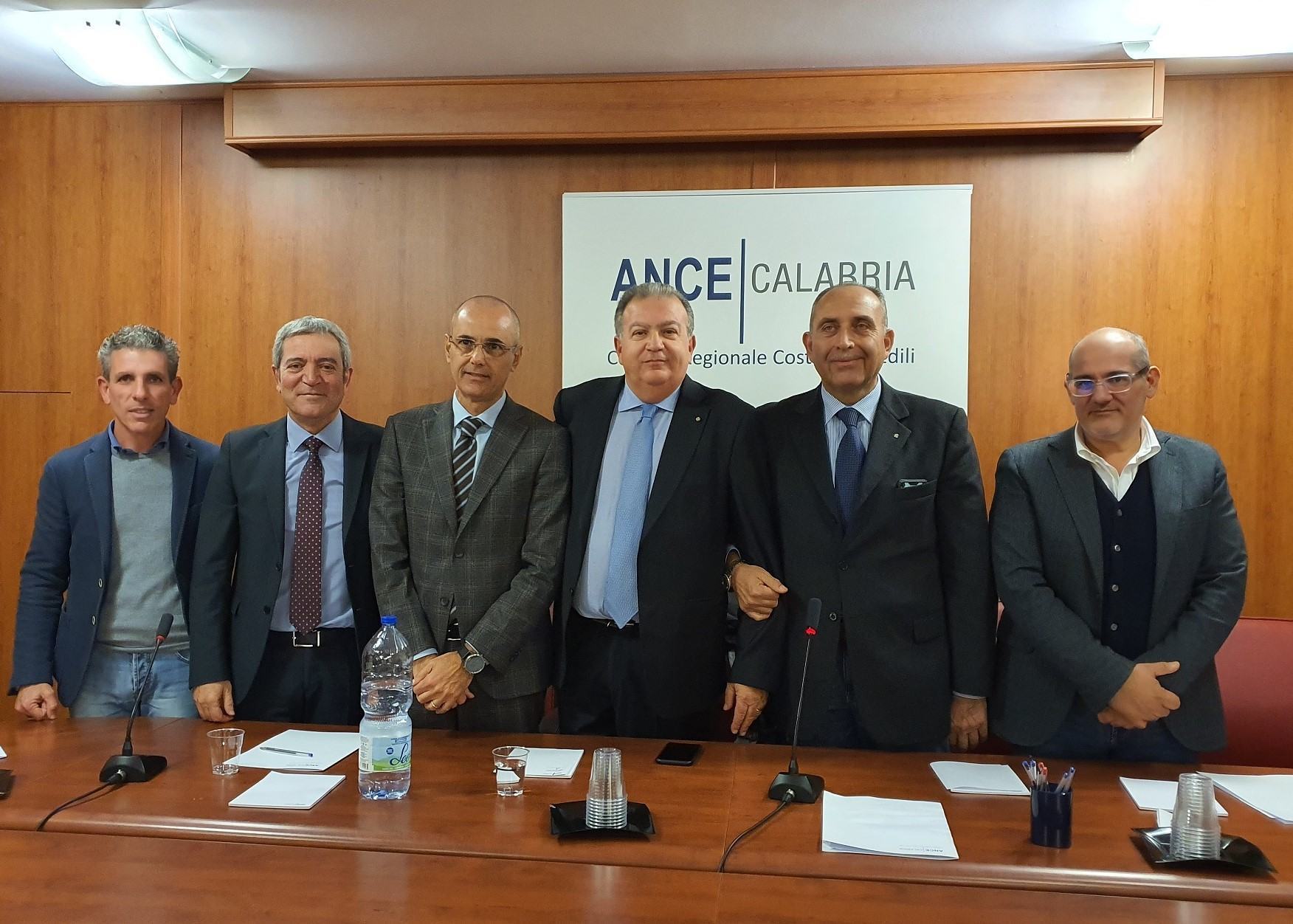 da sx Siclari Leone Alfieri Perciaccante Mazzei e Macrì di Ance Calabria