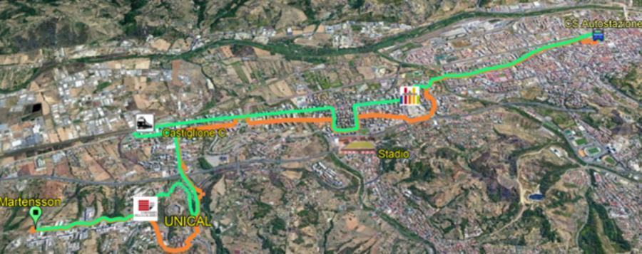 Circolare veloce e bus elettrici, Consorzio Autolinee ai sindaci di Cosenza e Rende 54 consorzio tragitto