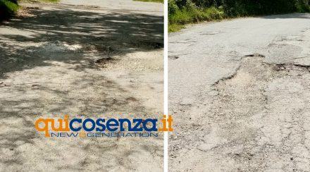 Mendicino, strade dissestate in contrada Rizzuto. La denuncia dei residenti 54 mendicino strada rizzuto 01