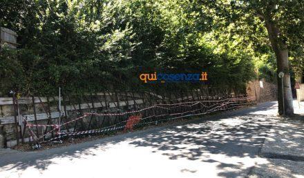strada portapiana muro pericolante cosenza 04