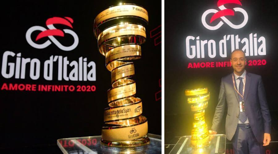 Giro D Italia 2020 A Camigliatello Sara Esposto Il Trofeo Senza Fine Quicosenza It