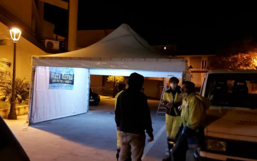 San Pietro a Maida: troppi contagi, sindaco dispone il "lockdown locale" 54 tenda comune san pietro maida 01