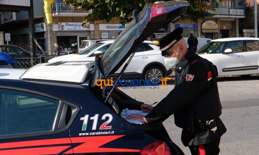 Il 2020 dei carabinieri di Cosenza: lotta al crimine ma anche solidarietà 62 controlli cosenza carabinieri zona rossa primo giorno Copia