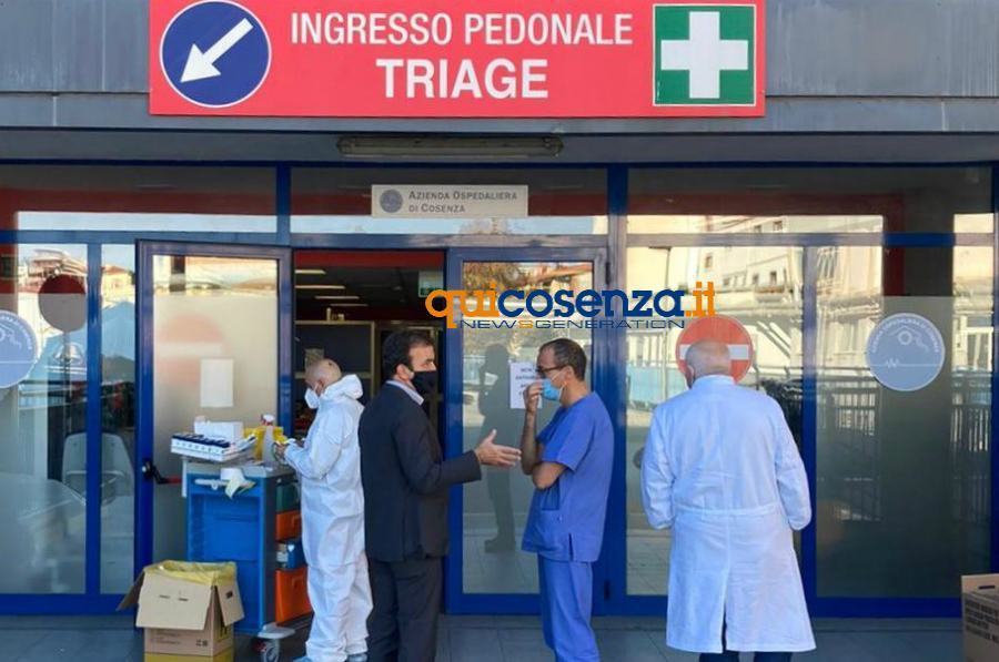occhiuto visita ospedale 01 pronto soccorso