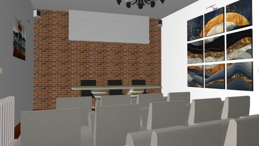 Casali del Manco, approvato progetto per realizzare la Biblioteca comunale 57 Nuova biblioteca comunale Casali del manco sala convegni 01