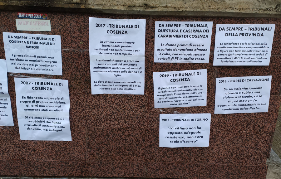 Fem in iniziativa tribunale cosenza 02