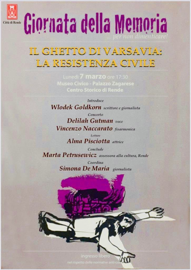 Giornata della memoria: a Rende lo scrittore e giornalista Wlodek Goldkorn 52 giornata memoria rende