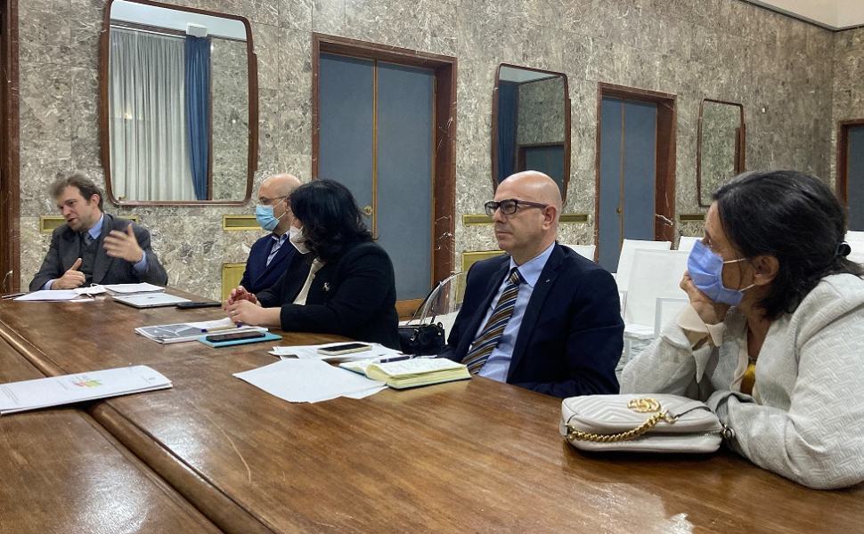 Sindaco caruso incontra dirigenti ENEA 02