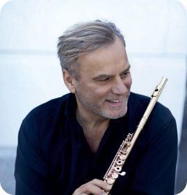 il flautista Andrea Griminelli