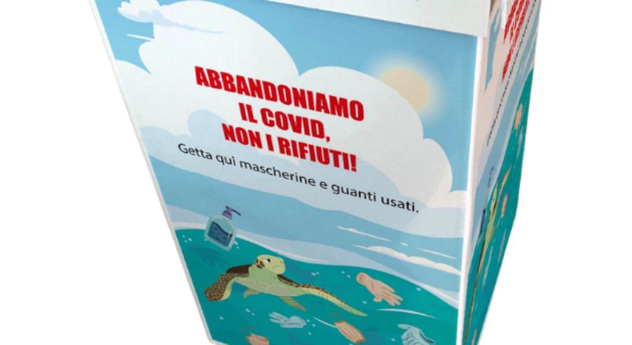 Al via la campagna "Un mare di Mascherine" contro l’abbandono dei Dpi 51 Abbandoniamo il covid non i rifiuti