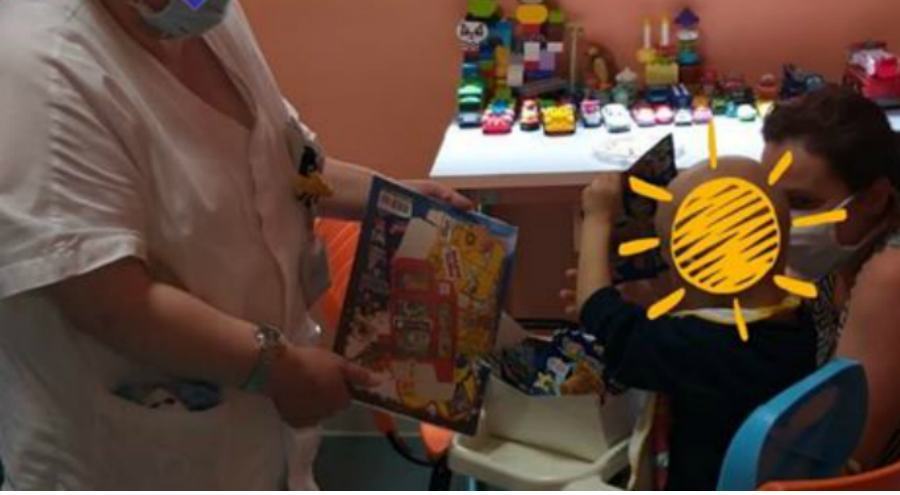 "Ventata Abio" nel reparto pediatrico dell'Annunziata: "anche se lontani, sempre vicini" 51 Abio Cs