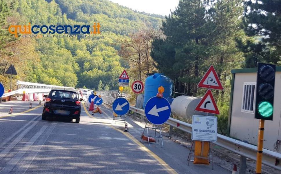 Interventi sul viadotto Gangarello. Per due mesi chiuso un tratto della Statale 107 51 Anas 12