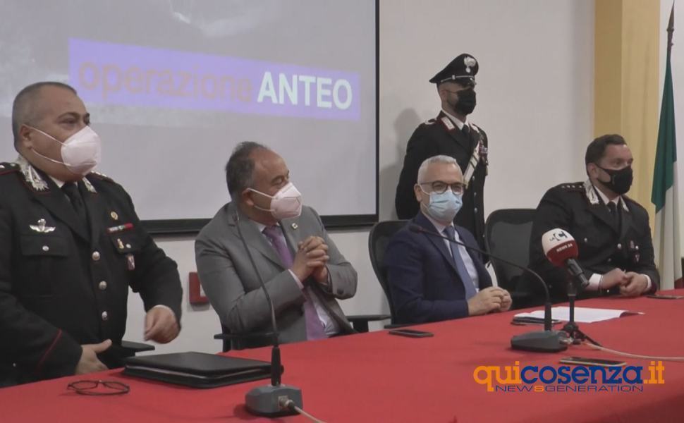Anteo operazione Gratteri conferenza stampa