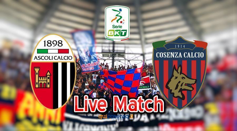Ascoli Cosenza diretta match