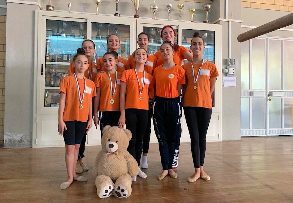 Ginnastica ritmica, scorpacciata di podi per l'Asd Kodokan ai campionati Silver 66 Asd Kodokan1