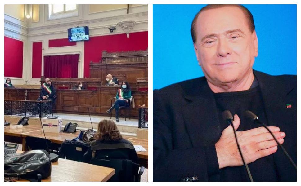 Aula tribunale Berlusconi